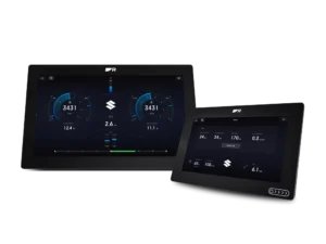 Raymarine axiom Suzuki engine data display