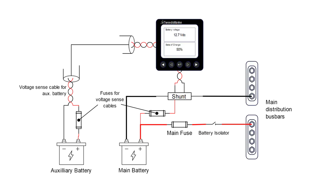 battery monitor wiring diagram