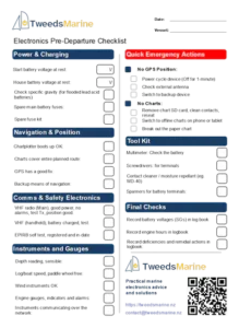 electronics departure checklist prevent electronics faults